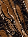 Seamless Luxurious Brown and Gold Marble Vein Pattern