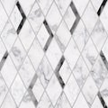 Seamless luxury rhombus marble stone texture pattern, Luxury black and white marble stone texture background