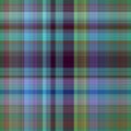 Seamless madras patchwork plaid cotton pattern. Tileable quilting fabric effect linen check background.