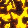 Seamless magma or lava texture