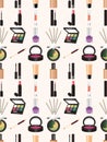 Seamless makeup pattern