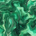 seamless malachite texture with flowing green pattern Royalty Free Stock Photo