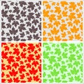 Seamless Maple Leaf Pattern Royalty Free Stock Photo