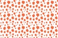 Seamless maple leaves pattern background
