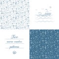 Seamless marine patterns