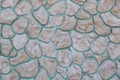 Seamless masonry wall with irregular shaped stones