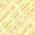 Seamless mathematical pattern Royalty Free Stock Photo