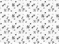 Seamless mathematical symbols pattern. Repeated math design elements.