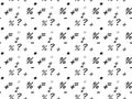 Seamless mathematical symbols pattern. Repeated math design elements.