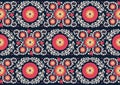 Seamless medallion Vintage multi color pattern in Turkish,Indian style. Endless pattern can be used for ceramic tile, wallpaper,