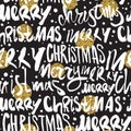 Seamless Merry Christmas pattern