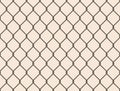 Seamless metal chain link fence. Wire vector fence pattern texture background Royalty Free Stock Photo