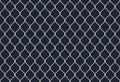 Seamless metal chain link fence. Wire vector fence pattern texture background Royalty Free Stock Photo