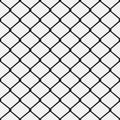 Seamless metal mesh, vector illustration. Royalty Free Stock Photo