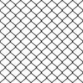 Seamless metal mesh, vector illustration. Royalty Free Stock Photo