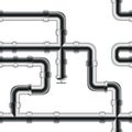 Seamless metal pipe pattern