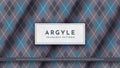 Seamless Military Argyle Pattern. Traditional Rhombus Texture. Fashionable Fabric. Textile Background.