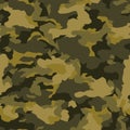 Seamless military camouflage dark texture skin pattern vector for textile. Usable for Jacket Pants Shirt and S Royalty Free Stock Photo