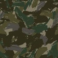 Seamless military camouflage dark texture skin pattern vector for textile. Usable for Jacket Pants Shirt and Shorts. Royalty Free Stock Photo