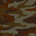 Seamless military camouflage dark texture skin pattern vector for textile. Usable for Jacket Pants Shirt and Shorts. Royalty Free Stock Photo