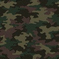 Seamless military camouflage dark texture skin pattern vector for textile. Usable for Jacket Pants Shirt and Shorts. Royalty Free Stock Photo