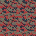 Seamless military camouflage texture. Royalty Free Stock Photo