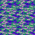 Seamless military camouflage texture. Military Royalty Free Stock Photo