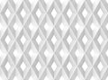 3d rendering. seamless minimalist white square grid pattern design art wall background