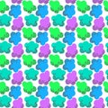 Seamless mint candy clouds texture