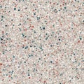 Seamless modern abstract random terrazzo pattern swatch