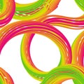 Seamless modern colorful flow wave pattern. Vector Liquid shape. Art design for your desig