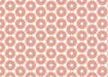 Seamless Modern Decorative Flower Shell Pattern Royalty Free Stock Photo