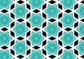 Seamless Modern Decorative Flower Shell Pattern Royalty Free Stock Photo