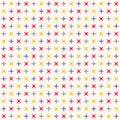 Seamless modern geometric polka rhombus pattern