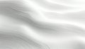 Seamless monochromatic white wave texture pattern background for design and creative projects