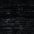 Seamless monochrome brick wall texture pattern for versatile and creative design projects