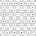 Seamless monochrome minimalistic pattern Royalty Free Stock Photo