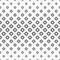 Seamless monochrome octagram star pattern