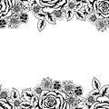 Seamless monochrome pattern