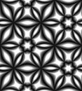 Seamless Monochrome Pattern Gently Shimmering from light to dark Tones.Visual Volume Effect.