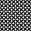 Seamless Monochrome seamless pattern, geometric vector texture, smooth Royalty Free Stock Photo