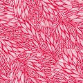 Seamless monochrome pink doodle floral pattern