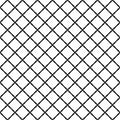 Seamless monochrome rounded square grid pattern background - graphic design from diagonal squares