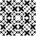 Seamless Monochrome seamless pattern, geometric vector texture, smooth Royalty Free Stock Photo