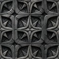 Seamless monochrome stone motif texture pattern Royalty Free Stock Photo
