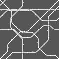 Seamless monochrome transportation scheme pattern