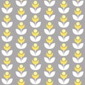 Seamless moonflower pattern design illustration