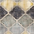 Seamless Moroccan inspired highly textured pattern for surface print