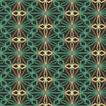 Seamless mosaic pattern. Geometric background. Vector Illustration.