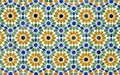 Seamless mosaic tile pattern as a background